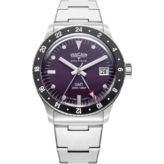 Vulcain Skindiver Nautique GMT Purple Limited Edition - 680174A17.BHM286