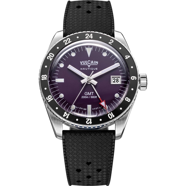 Vulcain Skindiver Nautique GMT Purple Limited Edition - 680174A17.BAR200