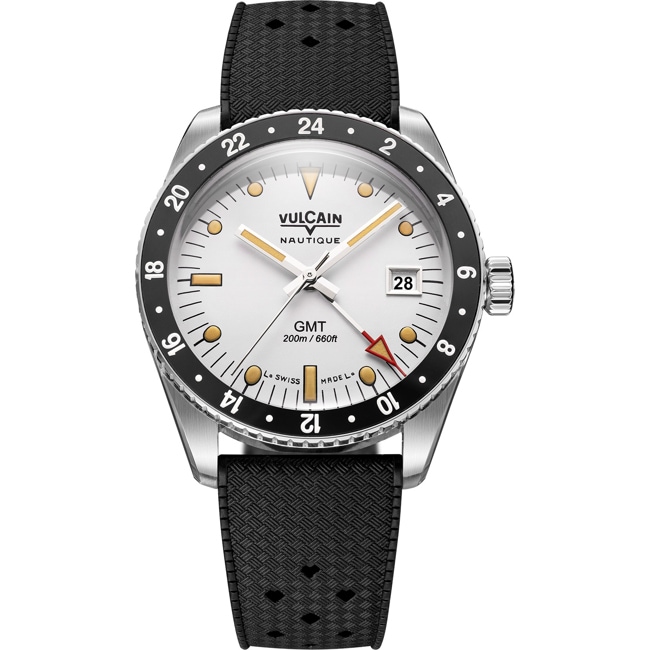 Vulcain Skindiver Nautique GMT White - 680174A57.BAR200