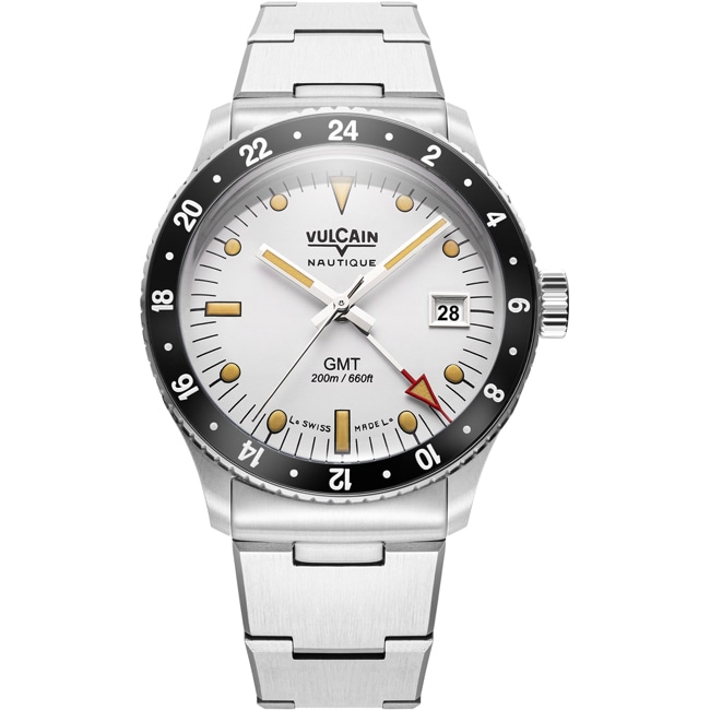 Vulcain Skindiver Nautique GMT White - 680174A57.BHM286