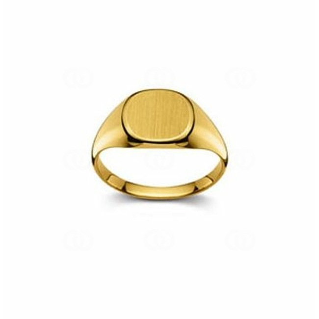 Bague héraldique or jaune 750/18 ct 11 x 11mm - 1122.02292