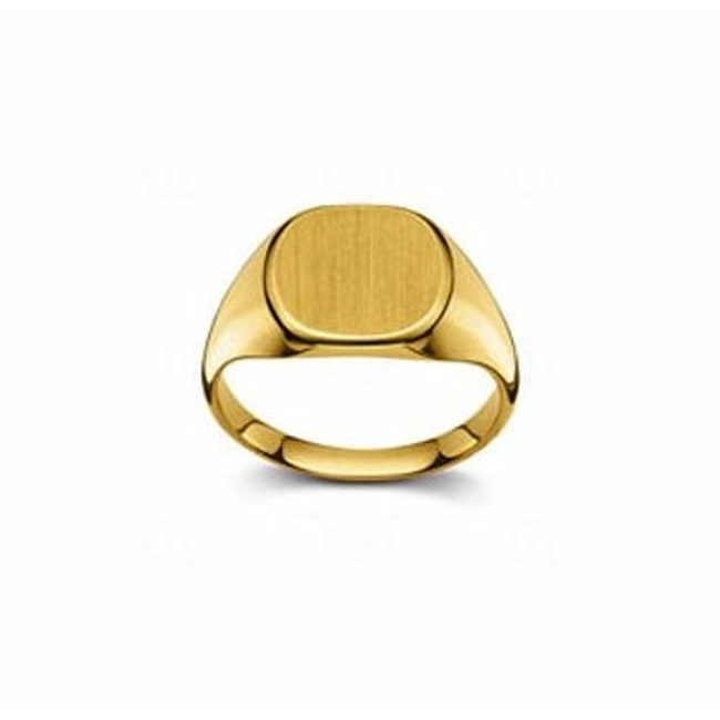 Wappenring 750/18 K Gelbgold 12 x 12mm - 1122.02293