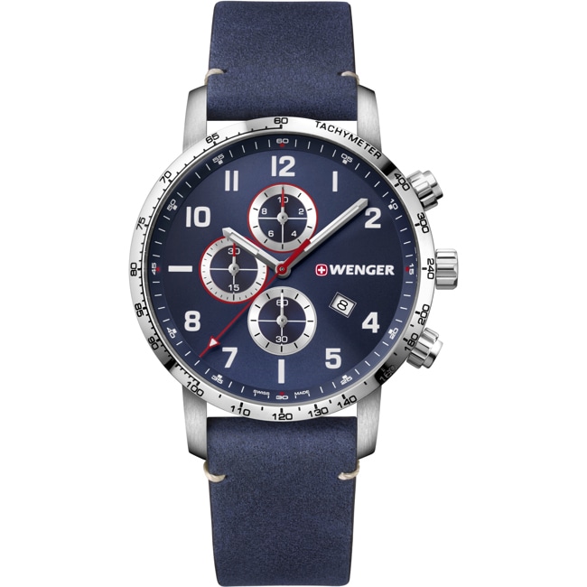 Wenger Attitude Chrono Bleu Ø 44mm - 01.1543.109