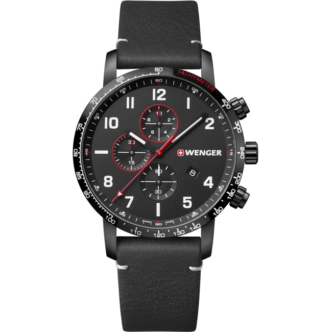 Wenger Attitude Chrono Schwarz Ø 44mm - 01.1543.106