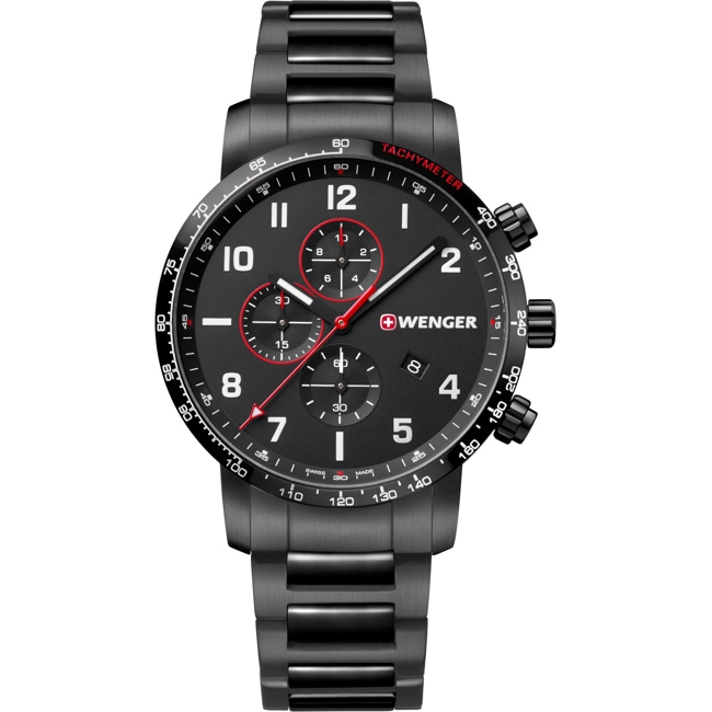 Wenger Attitude Chrono Schwarz Ø 44mm - 01.1543.115