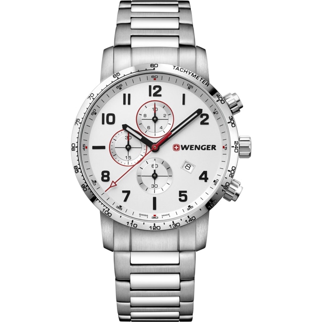 Wenger Attitude Chrono Silbrig Ø 44mm - 01.1543.110