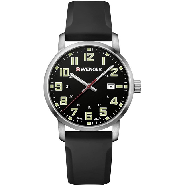 Wenger Avenue Silikon schwarz Ø 42mm - 01.1641.110