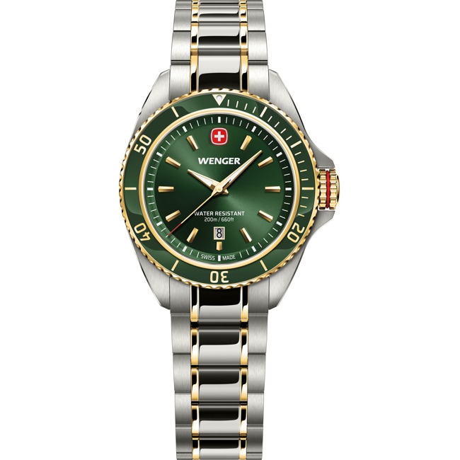 Wenger Executive Two-Tone / Green Ø 34mm - 01.2021.104