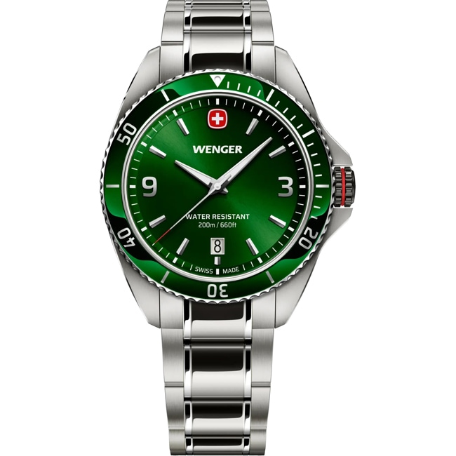 Wenger Executive Green / Silver Ø 40mm - 01.2031.102