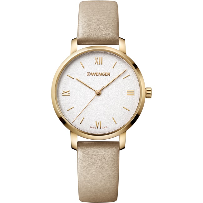 Wenger Metropolitan Donnissima Gold / Beige Ø 38mm - 01.1731.105