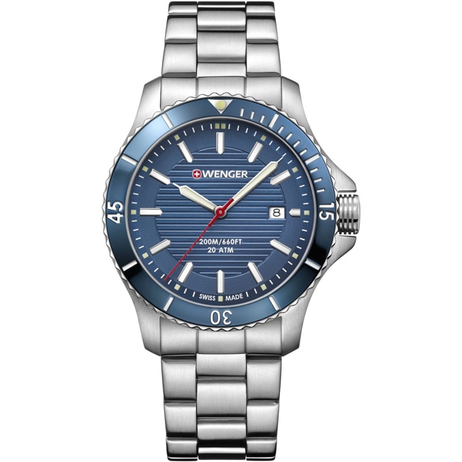 Wenger Seaforce Diver Bleu Ø 43mm - 01.0641.120
