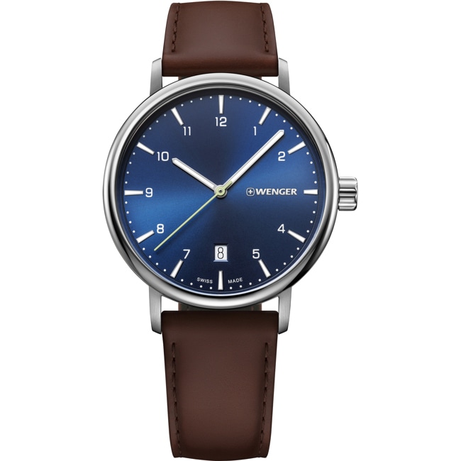 Wenger Urban Classic Braun / Blau Ø 40mm Wenger Urban Classic Braun / Blau Ø 40mm - 01.1731.123