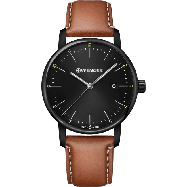Wenger Urban Classic Brown / Black Ø 42mm - 01.1741.136