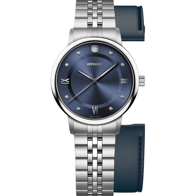 Wenger Urban Donnissima Silvery / Blue Ø 35mm - 60.1721.120