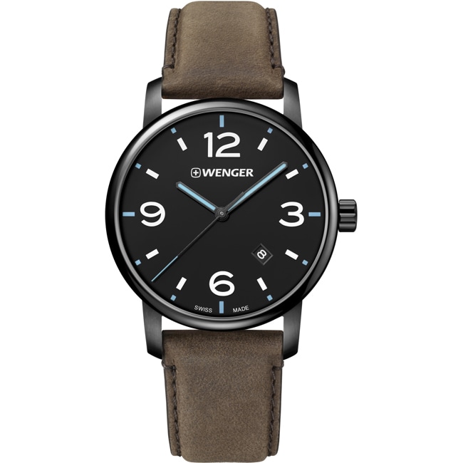 Wenger Urban Metropolitan Brown / Black Ø 42mm - 01.1741.135
