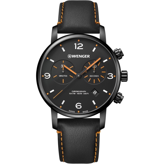 Wenger Urban Metropolitan Chrono Black Ø 44mm - 01.1743.114