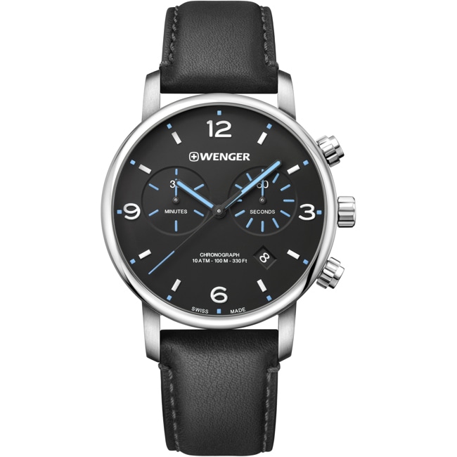 Wenger Urban Metropolitan Chrono Black Ø 44mm - 01.1743.120