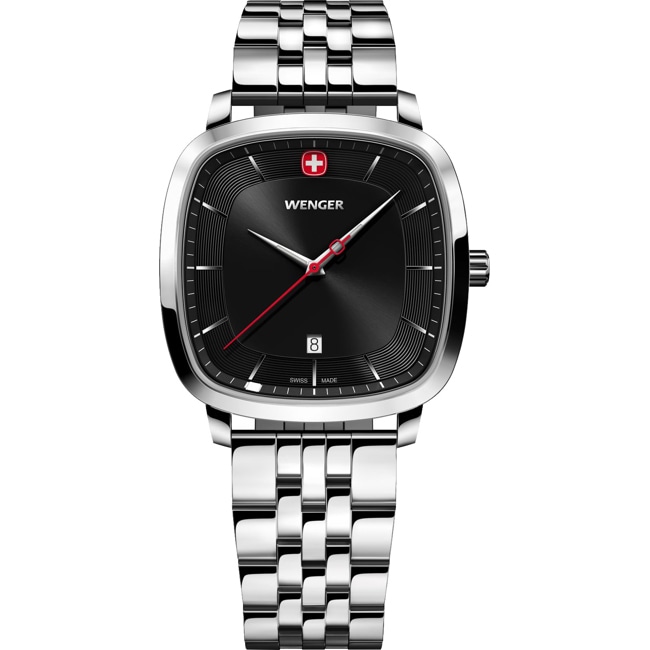 Wenger Vintage Classic Ø 37mm Silbrig / Schwarz - 01.1921.102