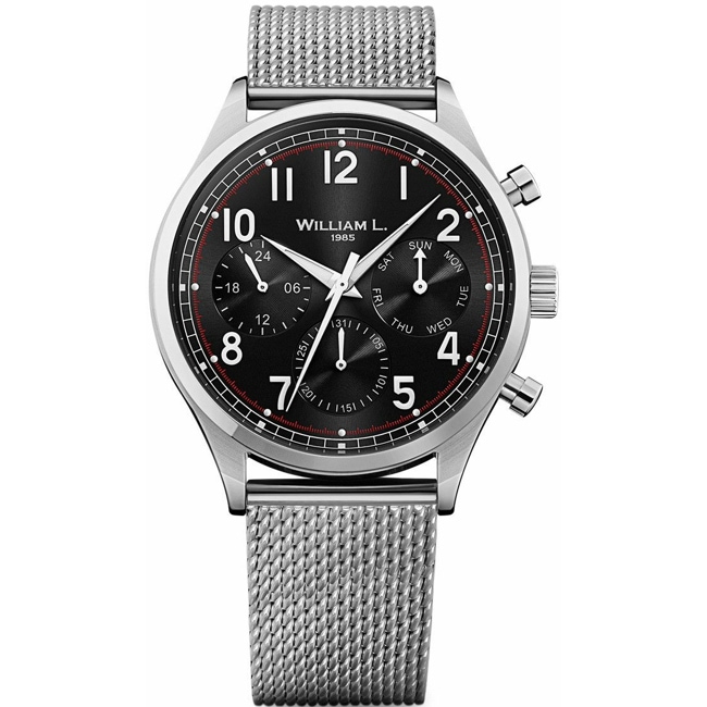 William l 1985 vintage style chronograph cheap