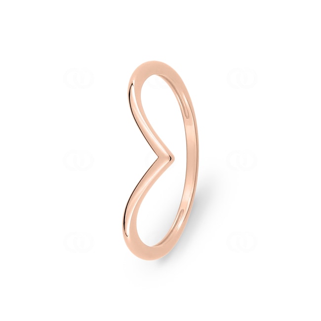 Wishbone Ring 375/9 K Roségold - 197119.04