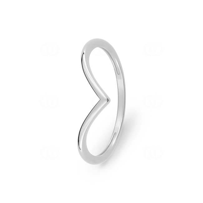 Wishbone Ring 375/9 K Weissgold - 197119.01