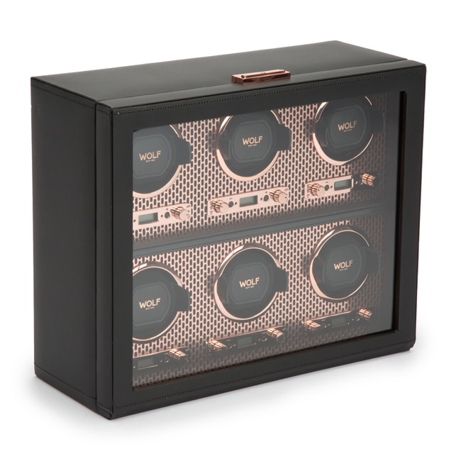 Wolf 1834 Axis 6 Piece Watch Winder Copper - 469616