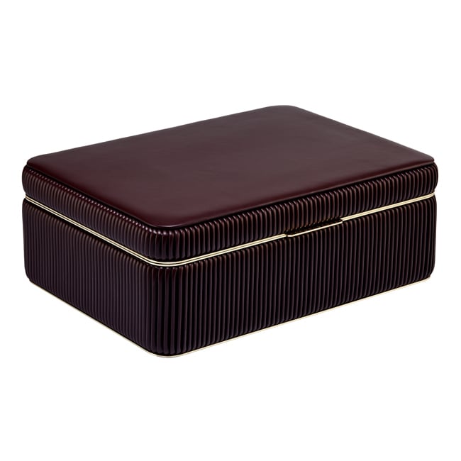 Wolf 1834 Bella Large Jewellery Box Bordeaux - 781226