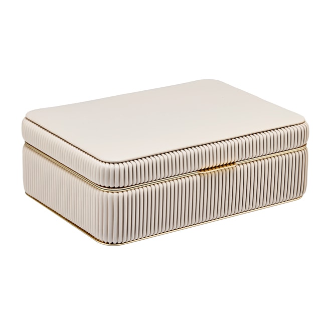Wolf 1834 Bella Boîte à Bijoux Moyenne Beige - 781053