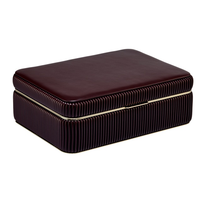 Wolf 1834 Bella Medium Jewellery Box Bordeaux - 781026