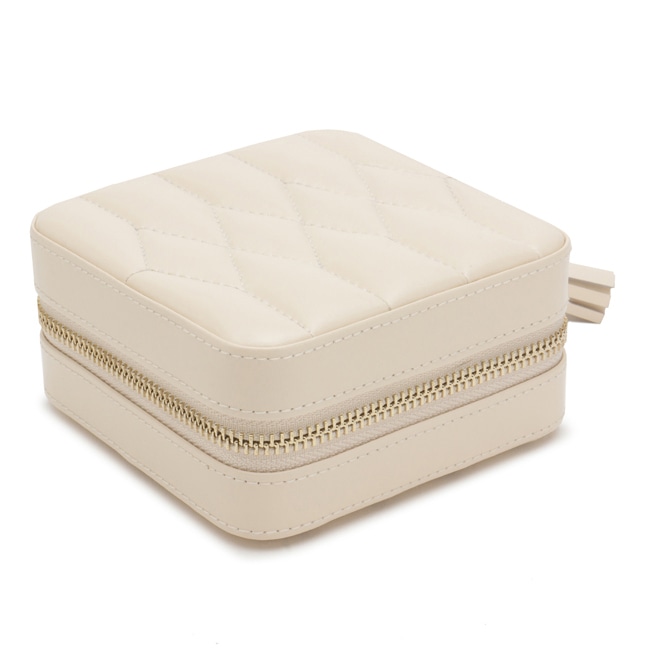 Wolf 1834 Caroline Zip Travel Case Ivory - 329953