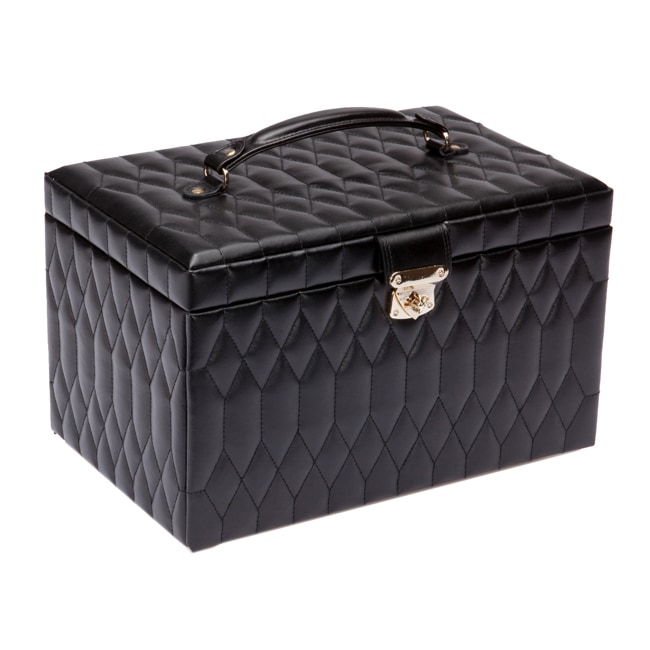 Wolf 1834 Caroline Extra Large Jewellery Case Black - 329571