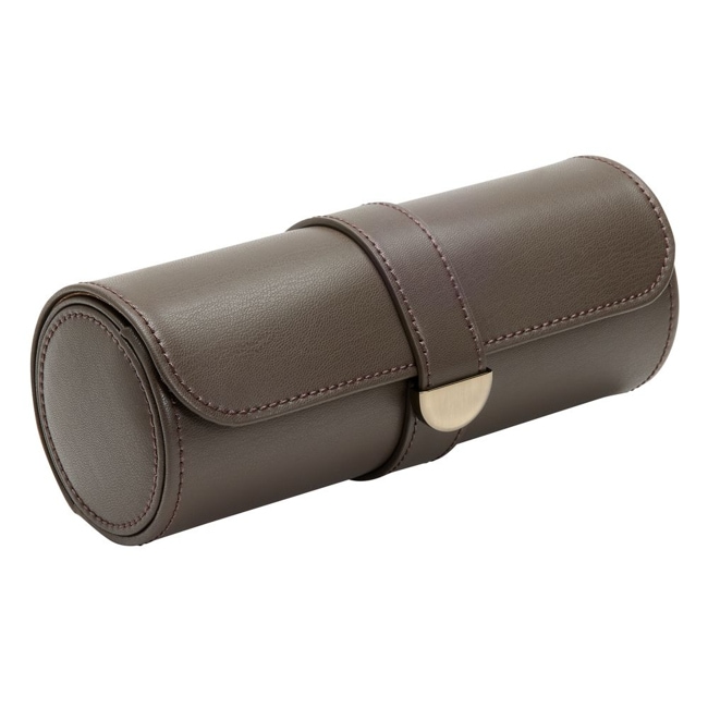 Wolf 1834 Earth Triple Watch Roll Coffee - 190606