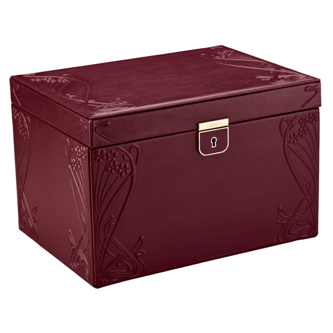 Wolf 1834 Liberty Large Jewellery Box Burgundy - 381027