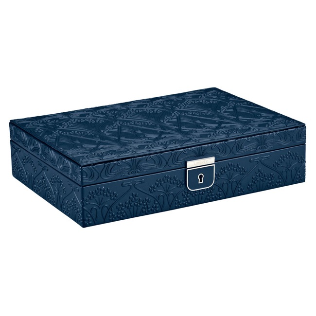 Wolf 1834 Liberty Large Jewellery Box Navy - 381117