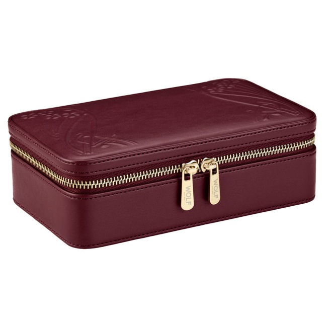 Wolf 1834 Liberty Small Zip Case Burgundy - 381327