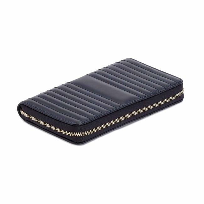 Wolf 1834 Maria Zip Jewellery Case Blue - 766417