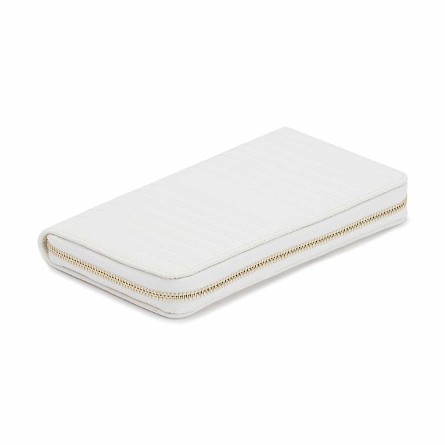 Wolf 1834 Maria Zip Jewellery Case White - 766453