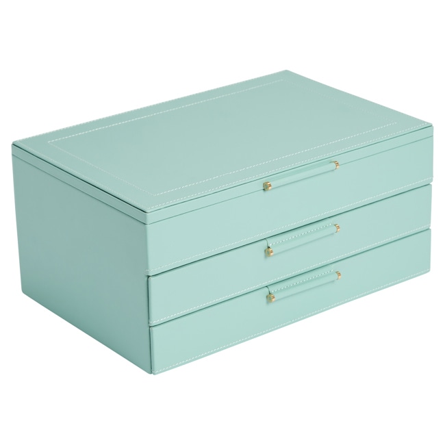 Wolf 1834 Sophia Jewellery Box with Drawers Jade - 392030