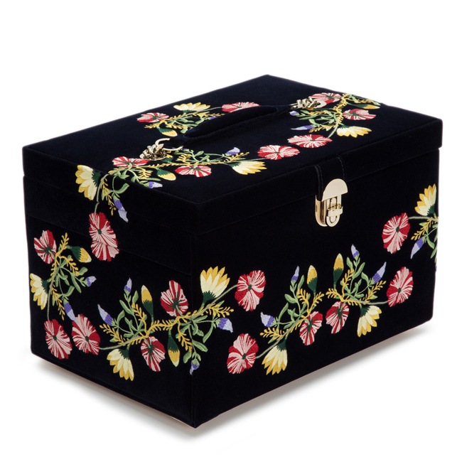 Wolf 1834 Zoe Large Jewellery Box Indigo - 393016