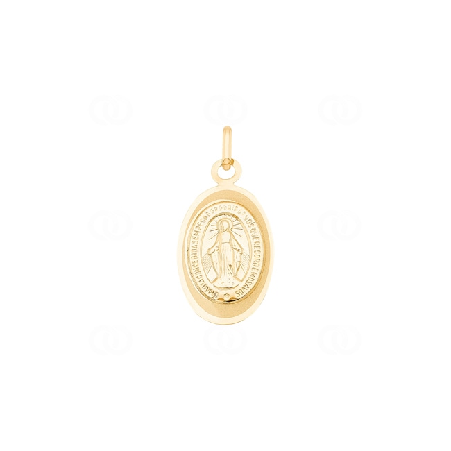 Médaille vierge miraculeuse or jaune 750/18 ct - 640733
