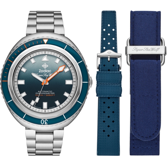 Zodiac Super Sea Wolf 68 Saturation x Andy Mann Limited Edition Watch Set - ZO9508