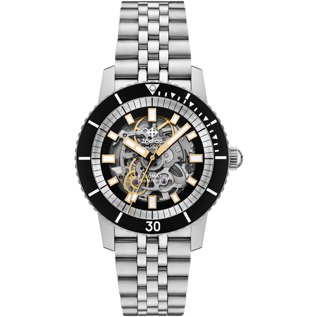 Zodiac Super Sea Wolf Compression Diver Skeleton Sable - ZO9319