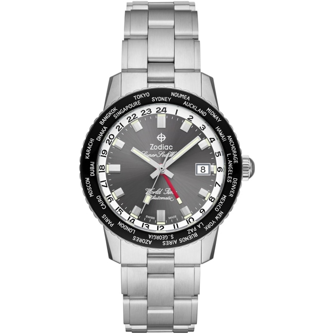 Zodiac Super Sea Wolf GMT World Time Automatic - ZO9409