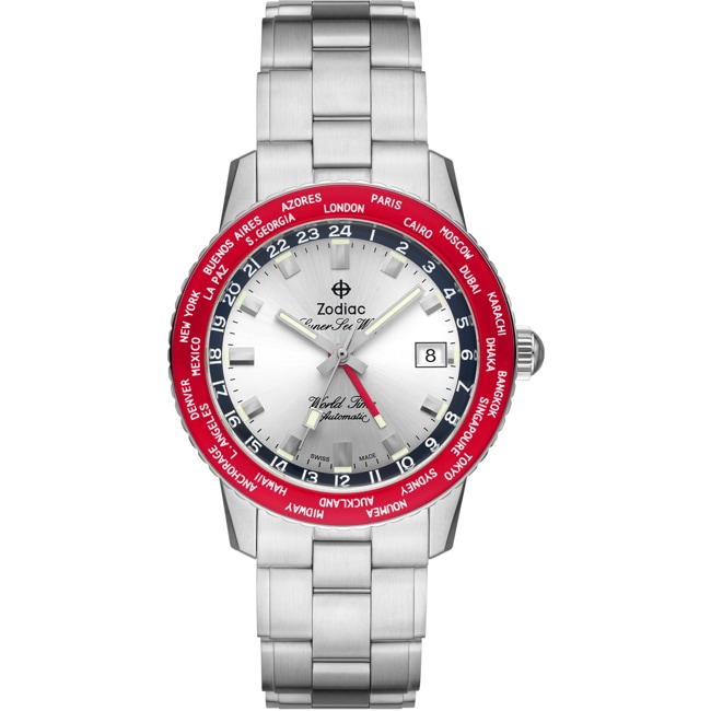 Zodiac Super Sea Wolf GMT World Time Automatic - ZO9410