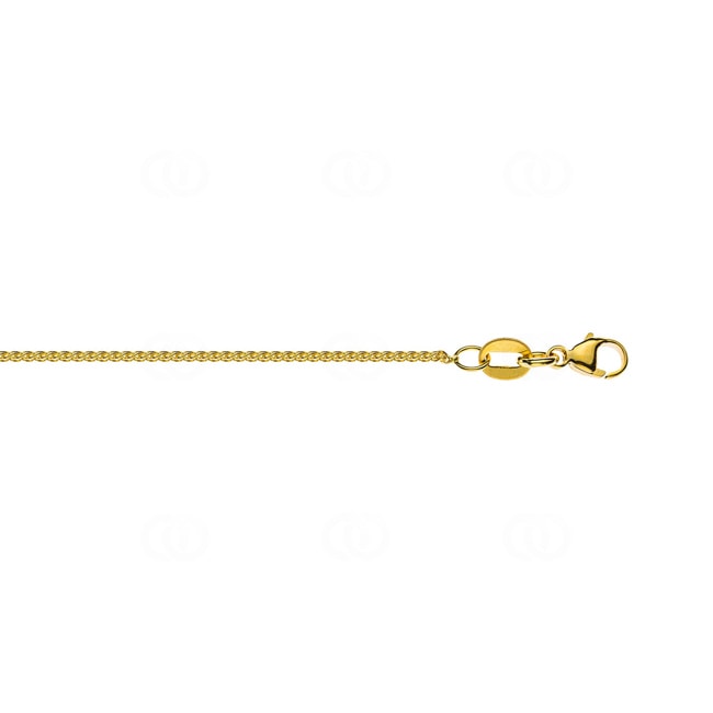 Spiga Chain 750/18 K Yellow Gold 1.0mm - CZO1000