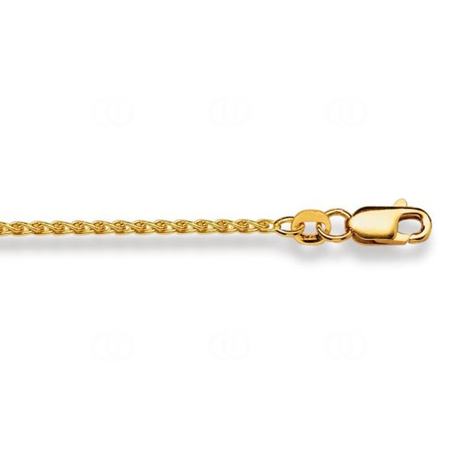 Collier palmier or jaune 750/18 ct 1.6mm - 1135.02434