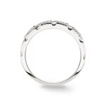 0.08 carats diamants bague or gris 750/18 ct - RI-072308-WG