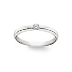 0.10 carats diamants bague tension or gris 750/18 ct - RO16WG