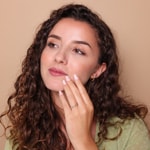 0.13 Karat Diamantring 750/18 K Roségold - RI-101680-RG