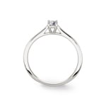 0.15ct Diamond Solitaire Ring 750/18 K White Gold - RI-00676-WG